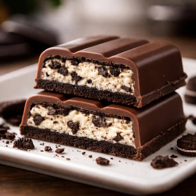 Chocolate with oreo cheesecake fillings