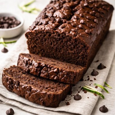 Chocolate zucchini loaf