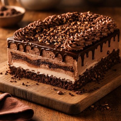 Chocolatw ice cream cake
