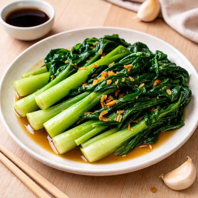 Choi sum vegetables