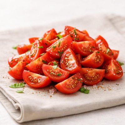 Chopped baby tomatoes