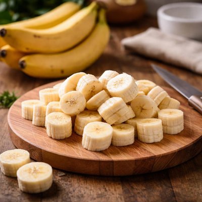 Chopped banana