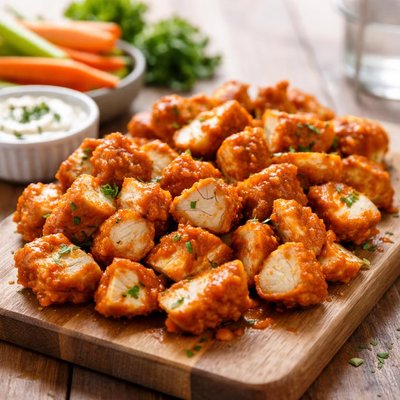 Chopped buffalo chicken tenders