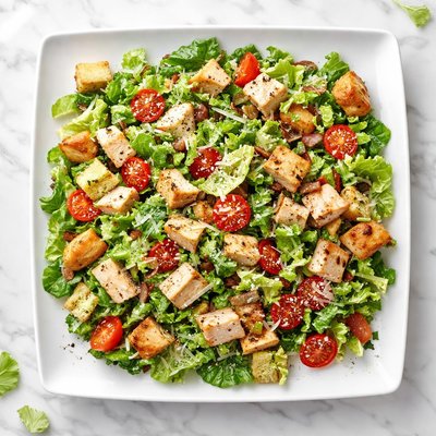 Chopped caesar salad