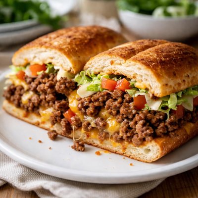 Chopped cheese sandwich
