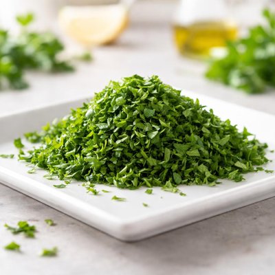 Chopped fresh italian parsley