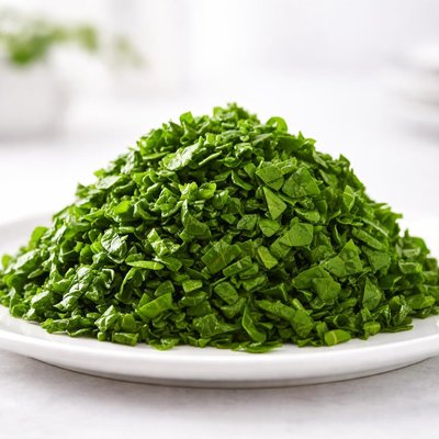 Chopped fresh spinach