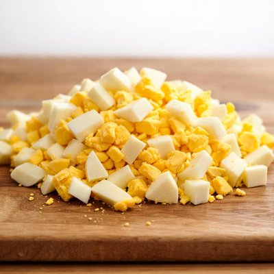 Chopped hard-boiled eggs