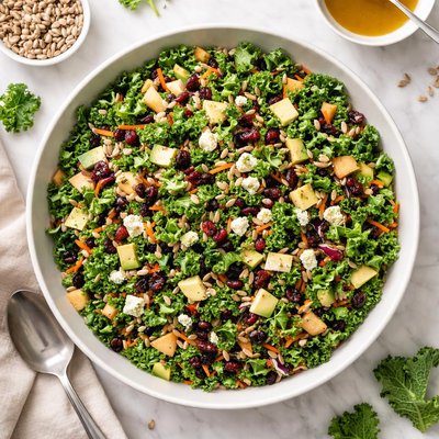 Chopped kale salad