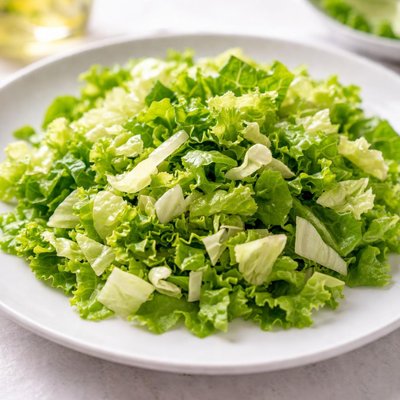 Chopped lettuce