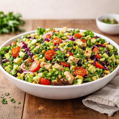 Chopped mixed salad
