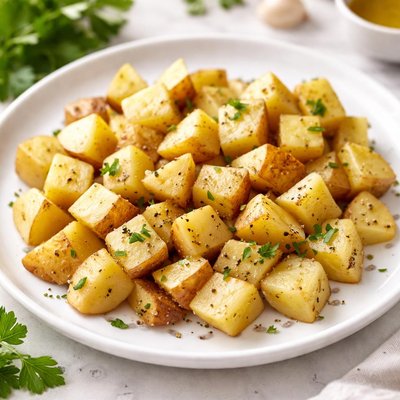 Chopped potatoes