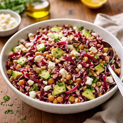 Chopped radichio salad