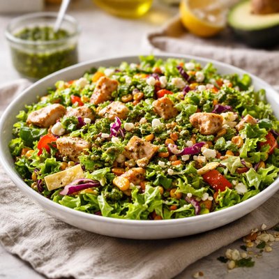 Chopped salad kit chimichurri