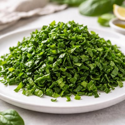 Chopped spinach