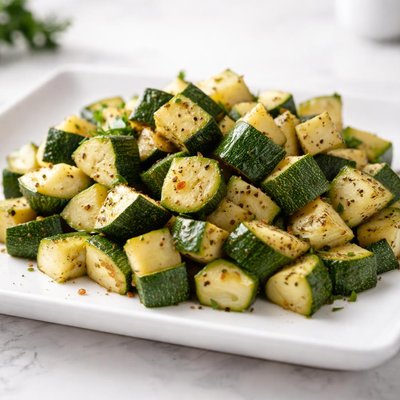 Chopped zucchini
