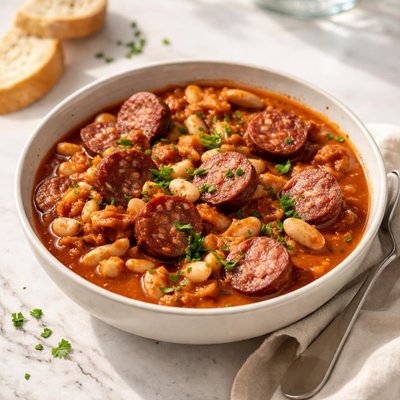 Chorizo and bean stew