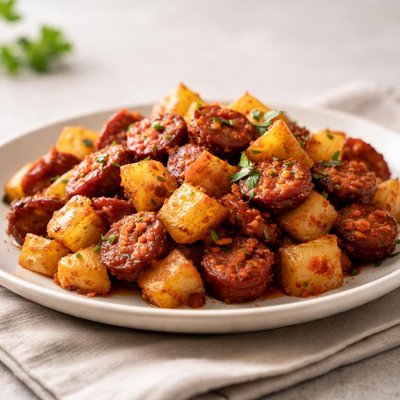 Chorizo and potatoes