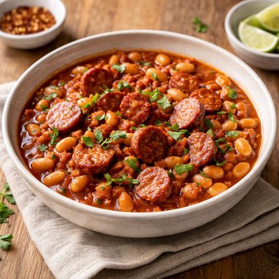 Chorizo beans