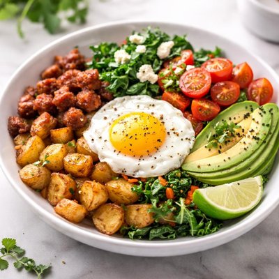 Chorizo brekkie bowl rickys