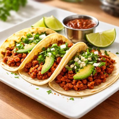 Chorizo street taco
