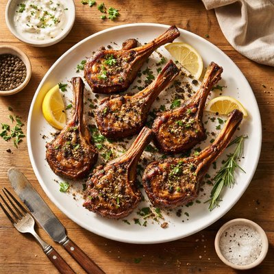 Chuletas de cordero en airfryer