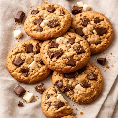Chunky belgian chocolate biscuits