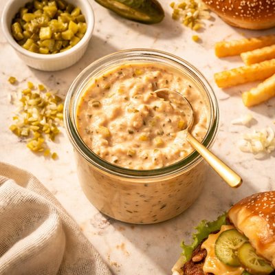 Chunky burgerdressing