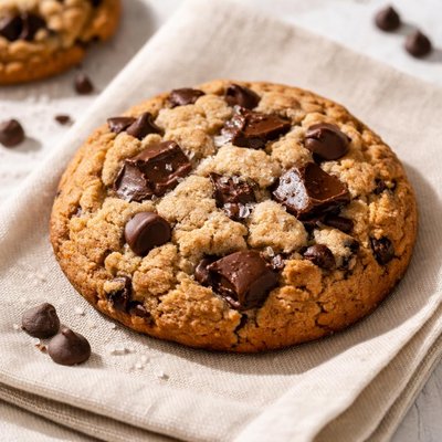 Chunky chocolate chip cookie