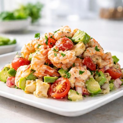 Chunky seafood salad