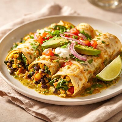 Chuy veggie enchiladas