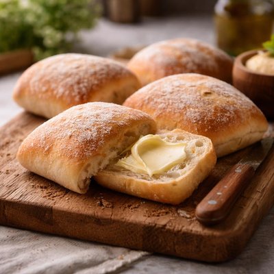 Ciabatta butter roll