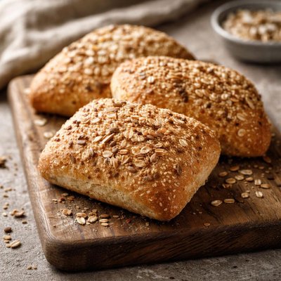 Ciabatta multigrain bun