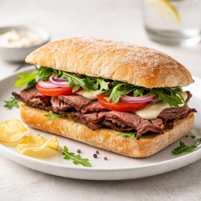 Ciabatta roast beef
