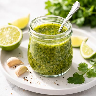 Cilantro lime vinaigrette