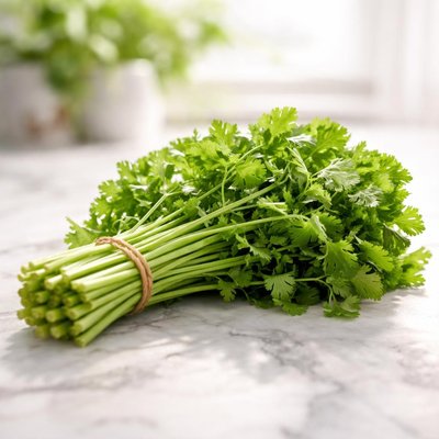 Cilantro stems