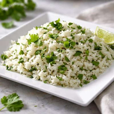 Cilantro white rice