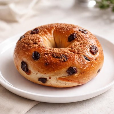 Cinamon raising bagel