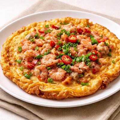 Cincalok omelette