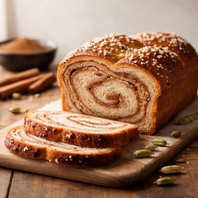 Cinnamon cardamom bread