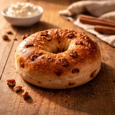 Cinnamon chip bagel