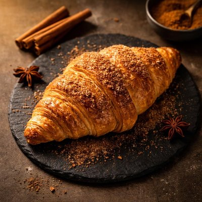 Cinnamon croissant