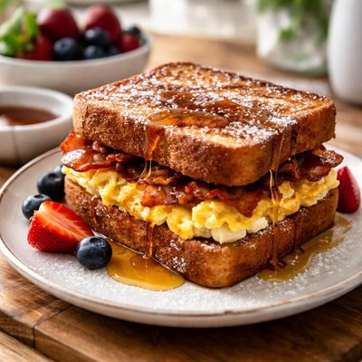 Cinnamon french toast sandwich