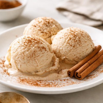 Cinnamon ice cream