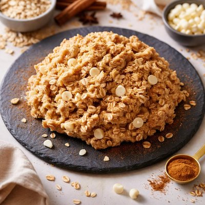 Cinnamon oat cookie dough