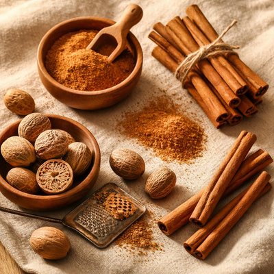 Cinnamon or nutmeg
