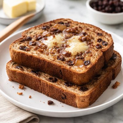 Cinnamon raisin toast