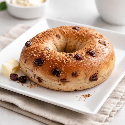 Cinnamon rasin bagel