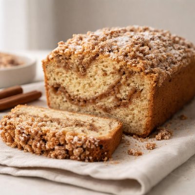 Cinnamon streusel cake