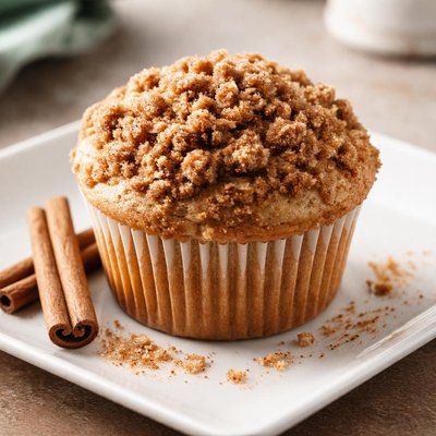 Cinnamon streusel muffin